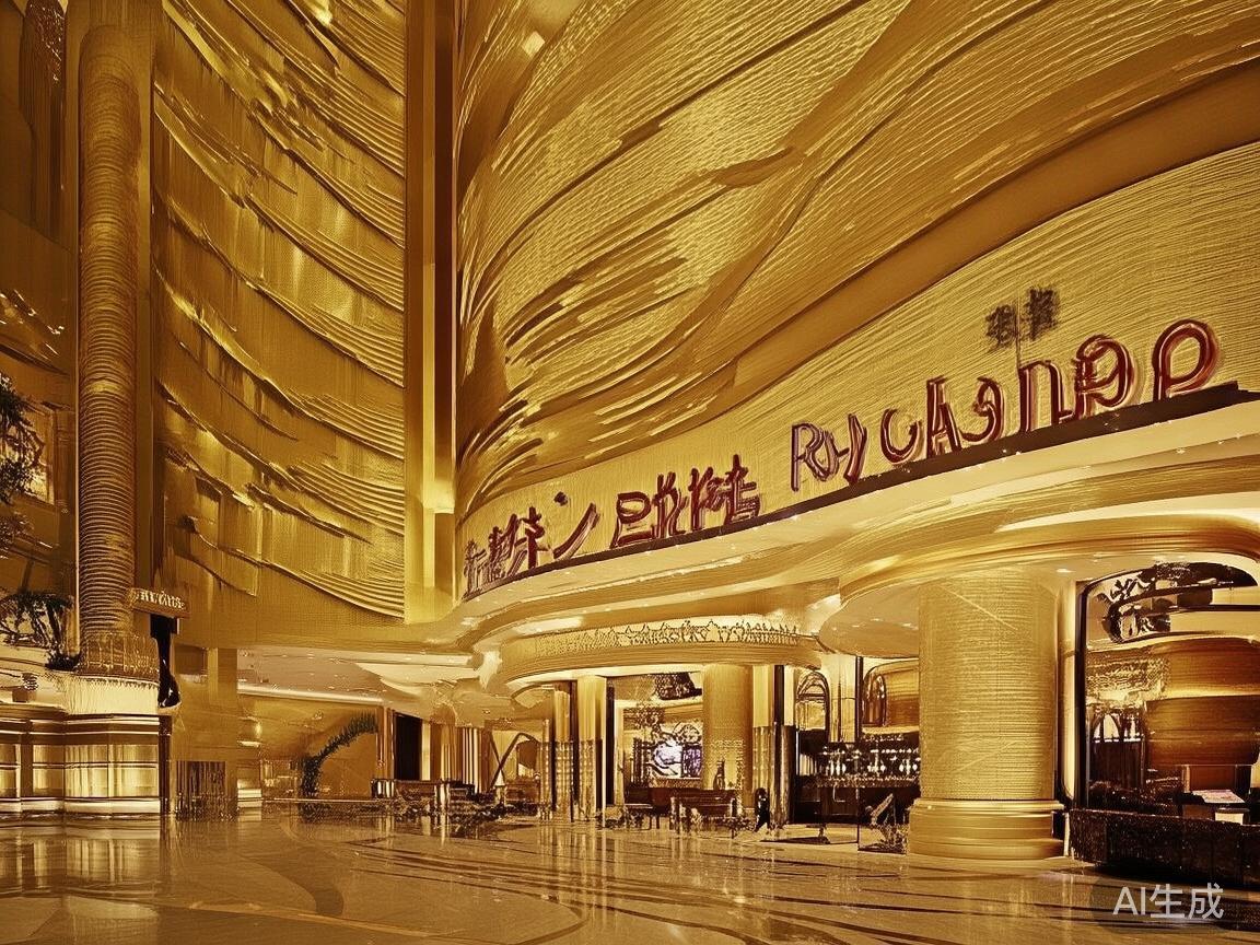 *葡京澳门皇家赌场的外观设计展现了极致的奢华与现代
